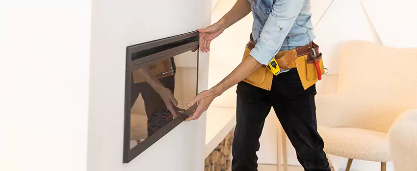 Metal Fireplace Installation in Scarborough, Ontario