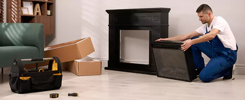 Old Rusted Metal Fireplace Repair And Replacement in Scarborough, ON